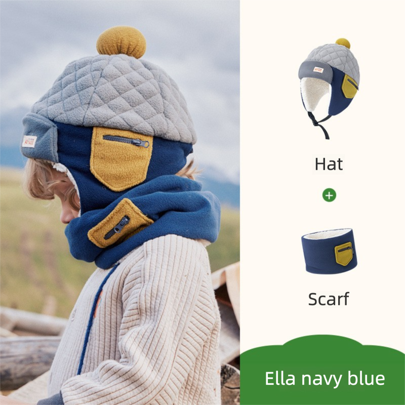 Children's Ear Protection Hat Lightweight and Warm