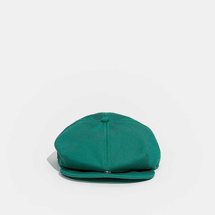 Corduroy Solid Color Flat Cap
