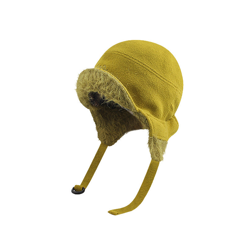 Wind-Proof and Cold Protection Thick Double-Sided Wear Warm Earflaps Cap