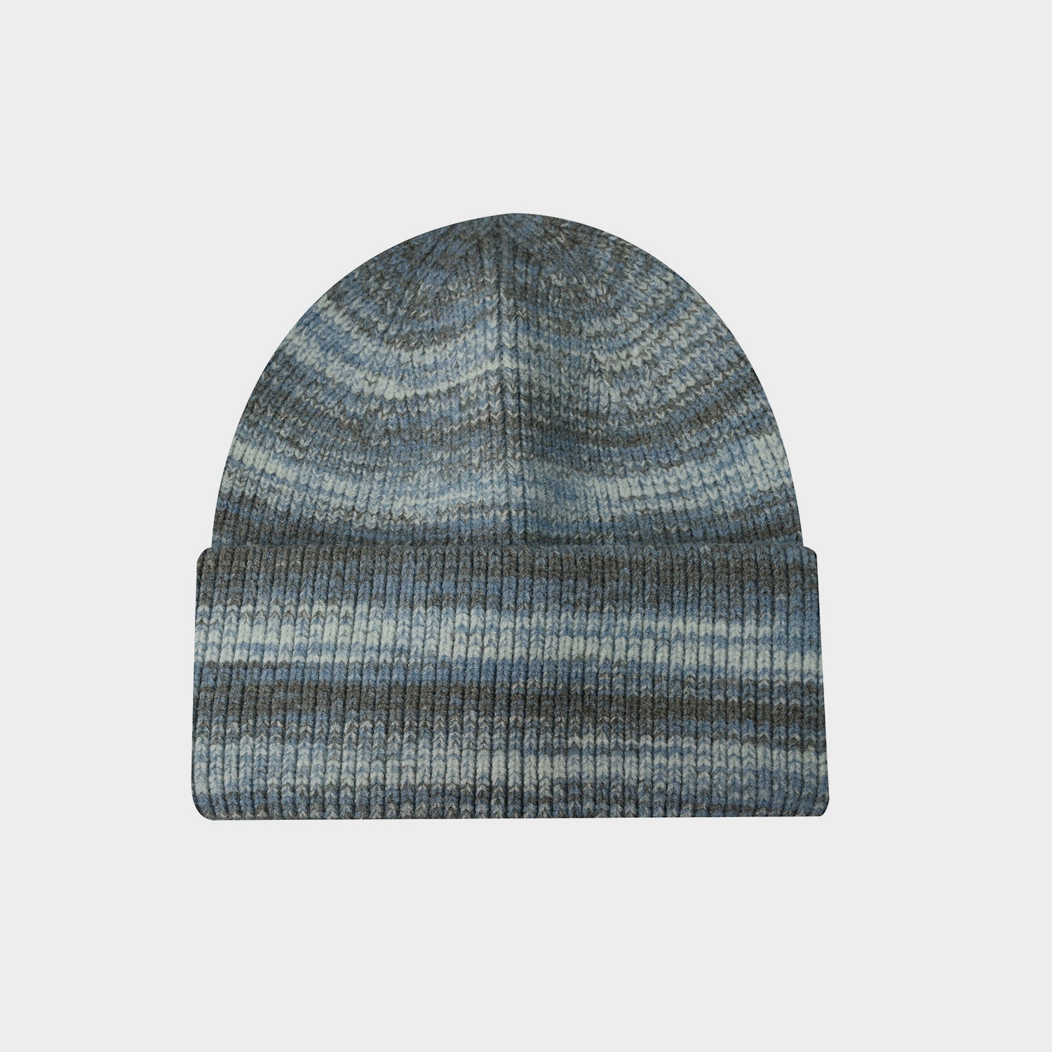 Rabbit Wool Core Spun Yarn Knitted Hat Double Folded Edge Wool Hat