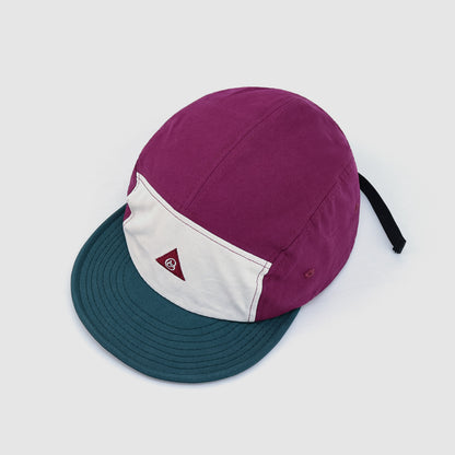 Stitching Contrast Color Soft Brim 5 Panel Cap