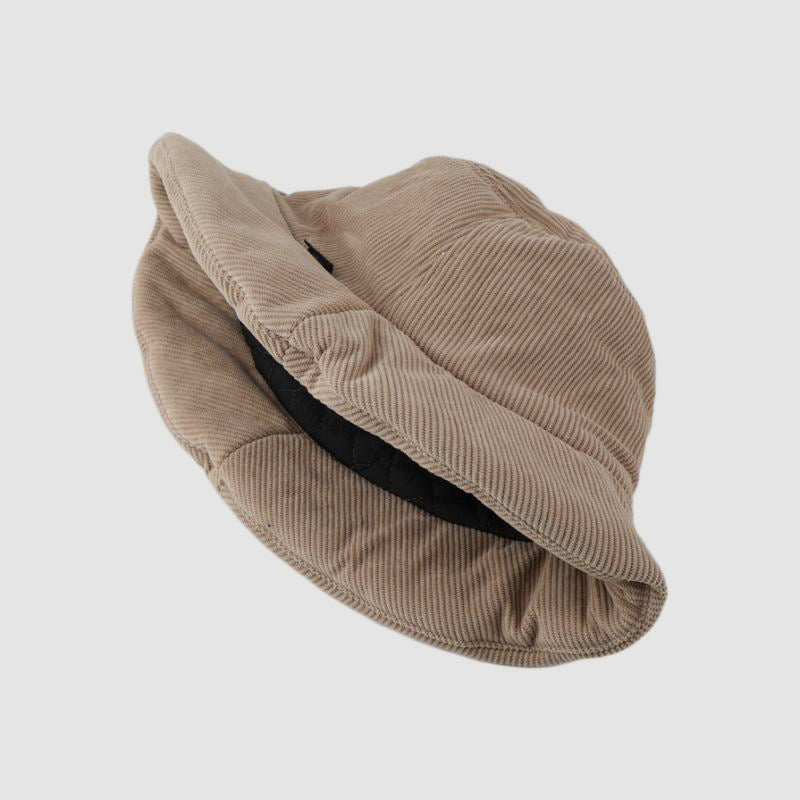 Corduroy Cotton Padded Thickened Warm Bucket