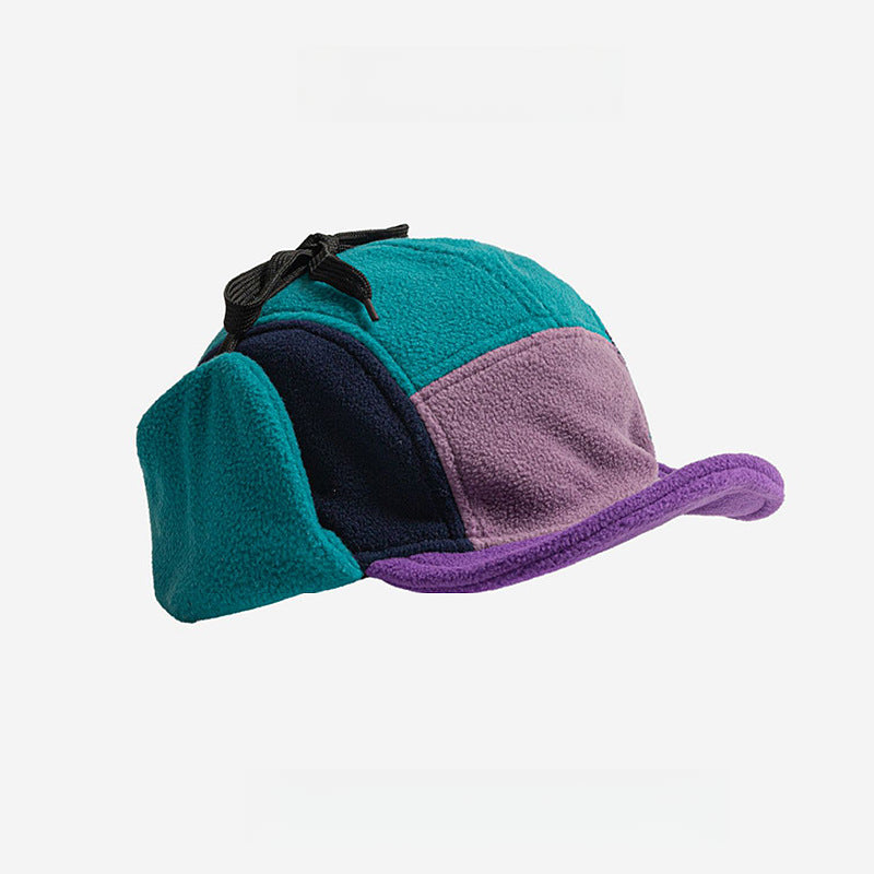 Windproof Warm Polar Fleece Earmuffs Hat Cold-Proof