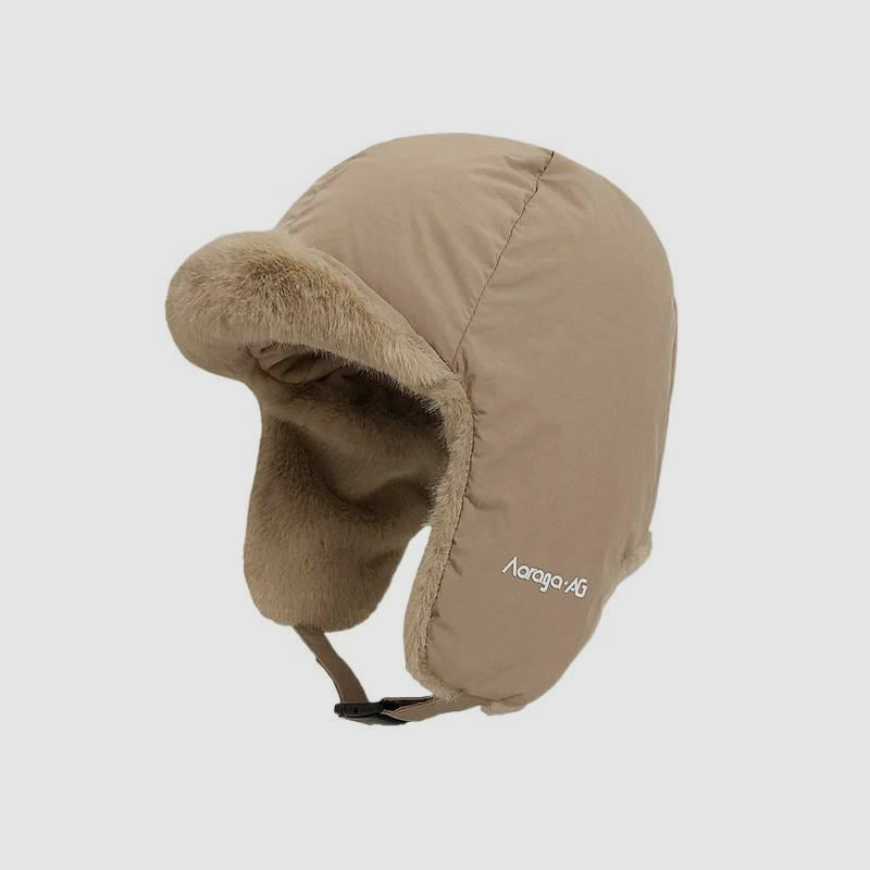 Down Cotton Warm Ear Protection Hat Cycling Windproof Helmet Liner Hat