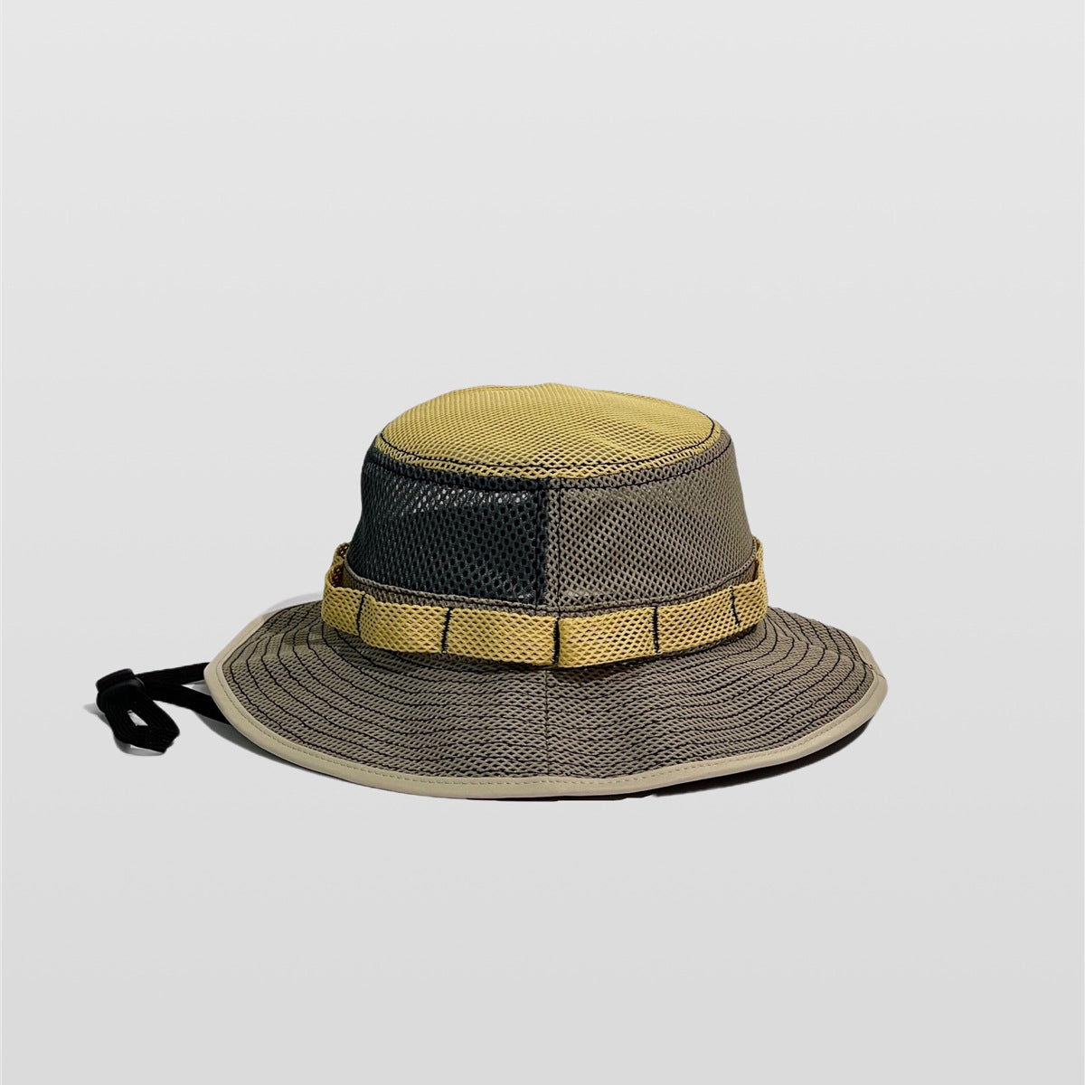 Mesh Breathable Color-Block Fisherman Hat