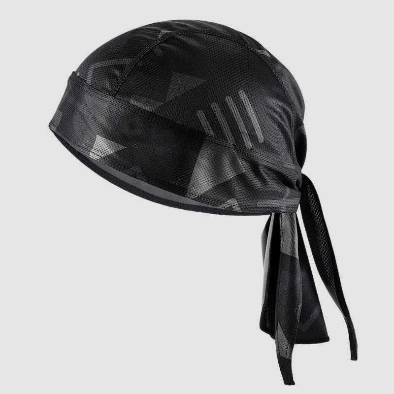 Pirate Bandana Hat Thin Breathable Outdoor Cycling Motorcycle Head Wrap Sweat-Absorbent Quick-Dry