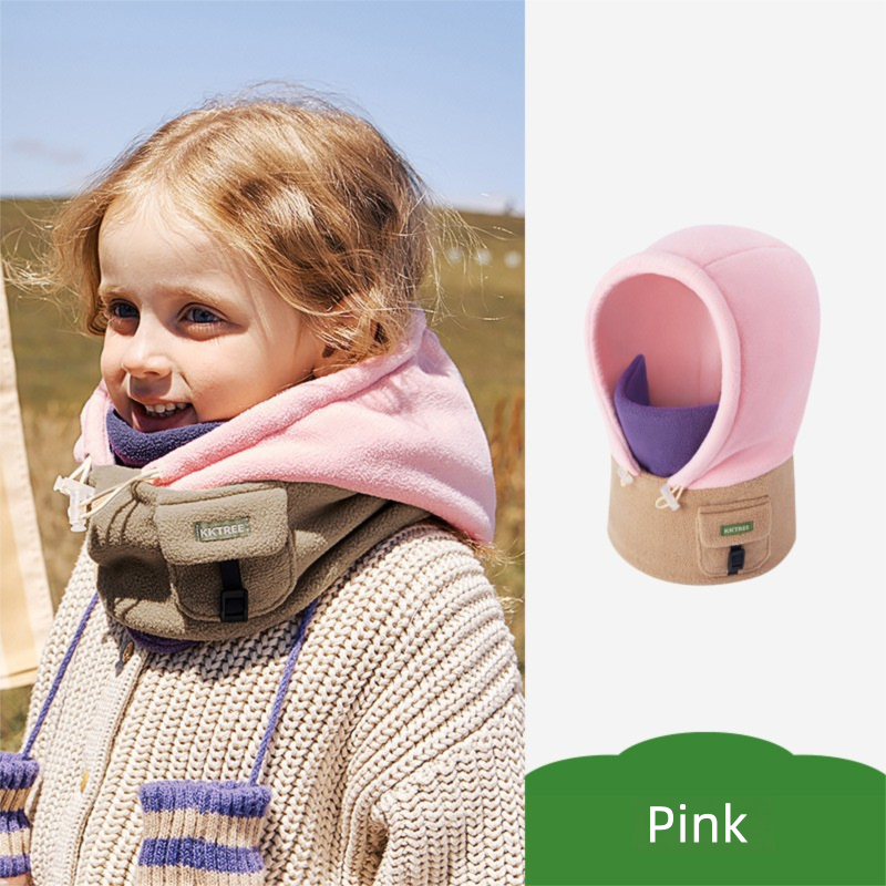 Children's Hat Scarf Integrated Windproof Mask Anti-static Ear Protection Hat