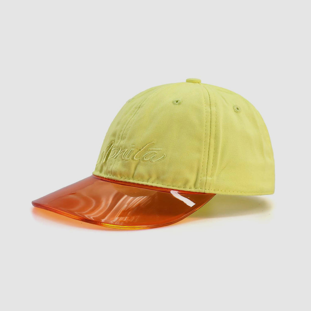 Eco-friendly Plastic Brim Spliced Cotton Baseball Cap