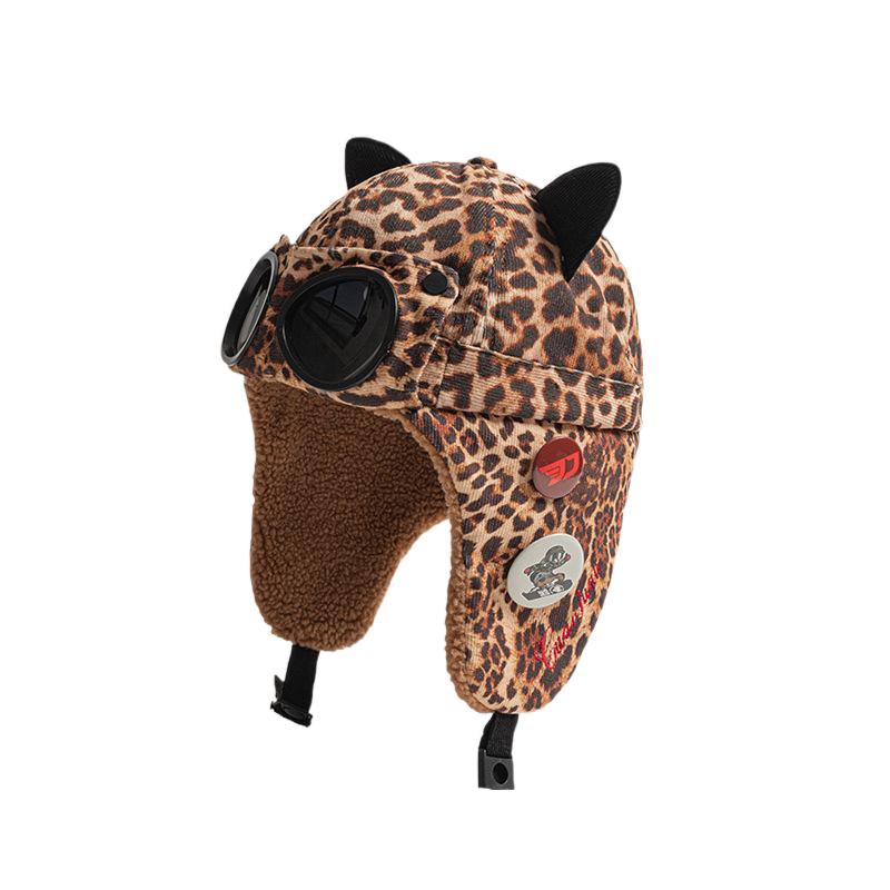 Cat Ear Fleece-lined Thickened Ski Earmuffs Hat