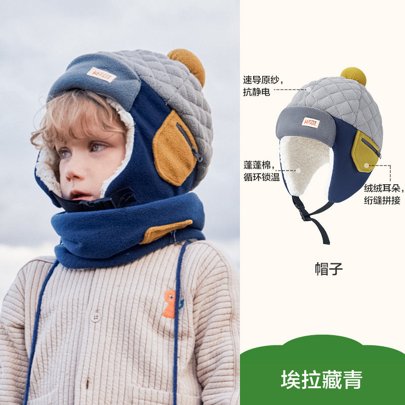 Children's Ear Protection Hat Lightweight and Warm