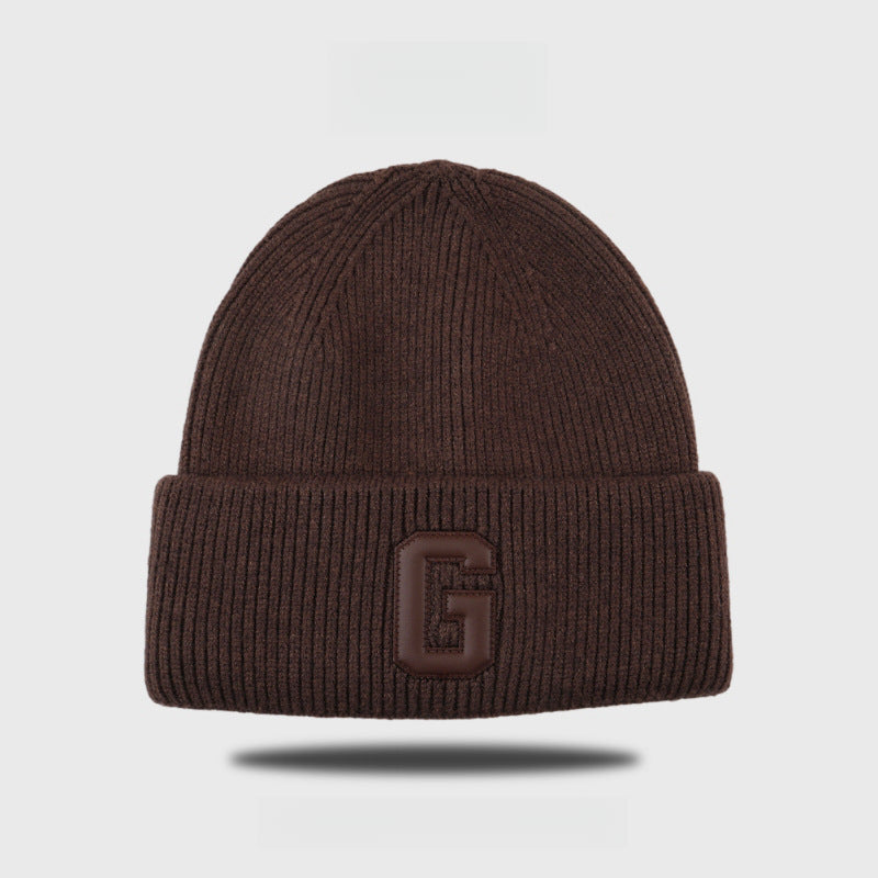 G Letters Thickened Warm Beanie