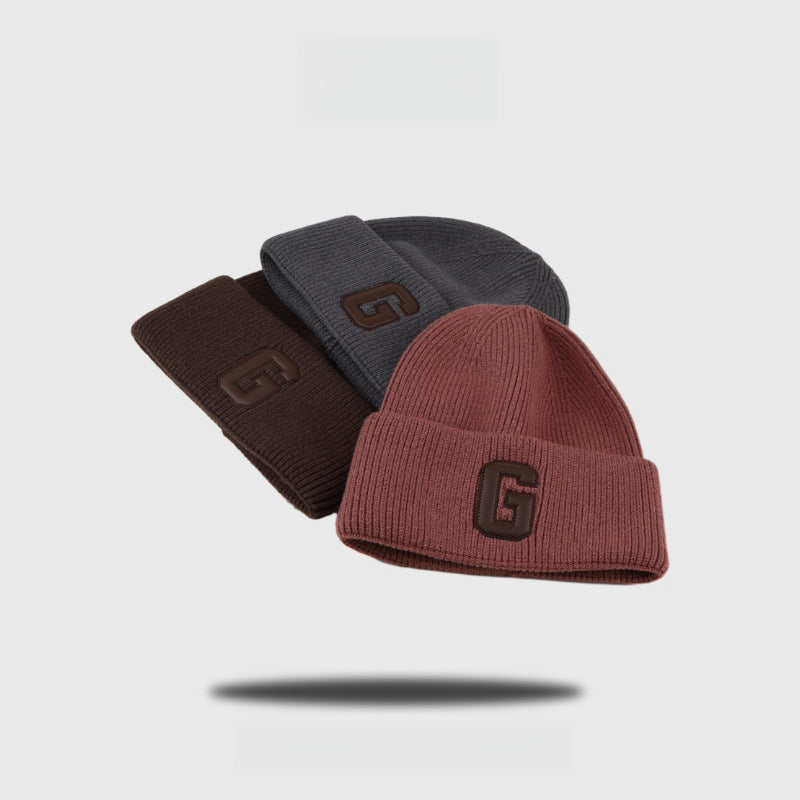 G Letters Thickened Warm Beanie