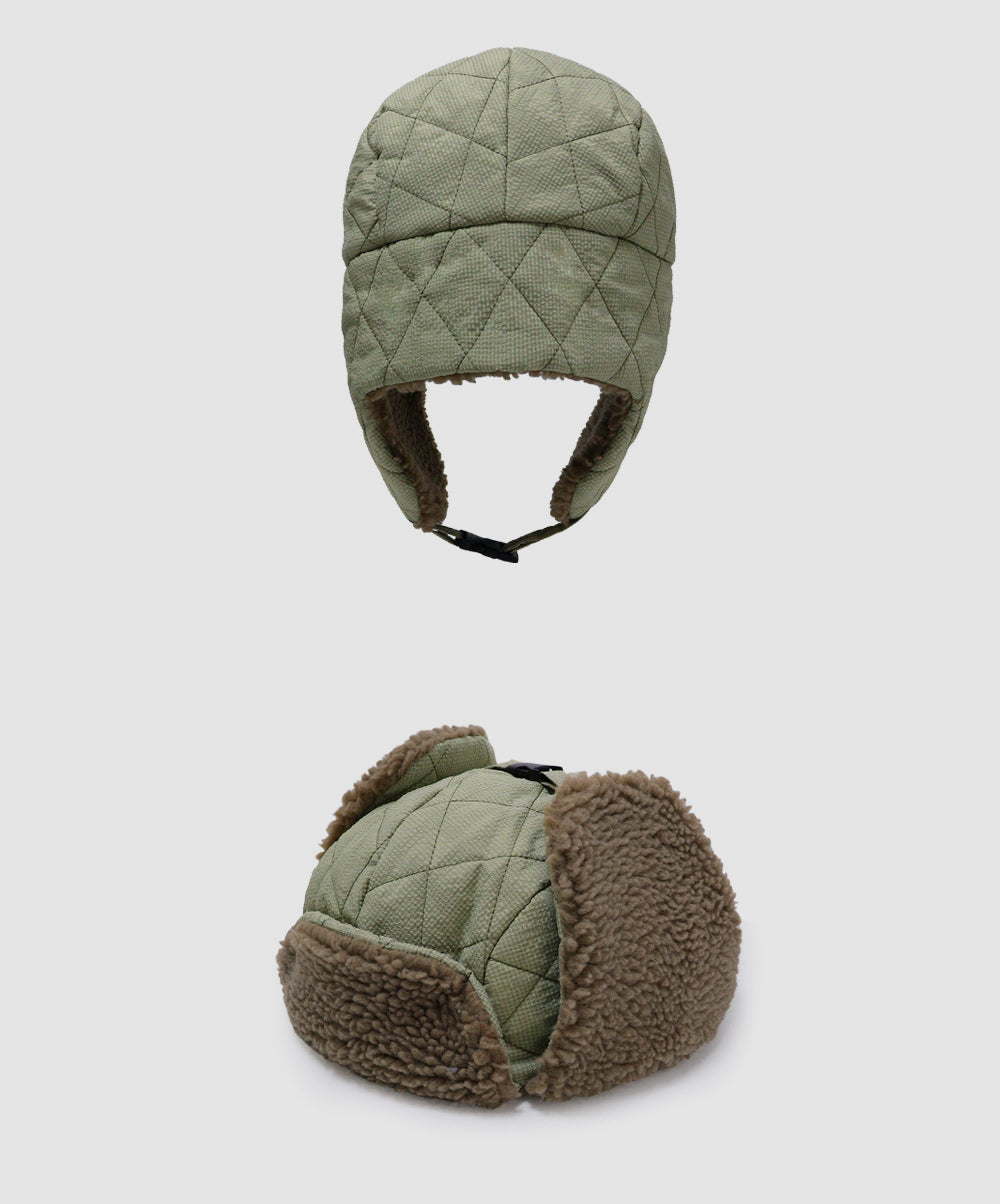 Cycling Hiking Thick Fleece Ear Flap Trapper Hat