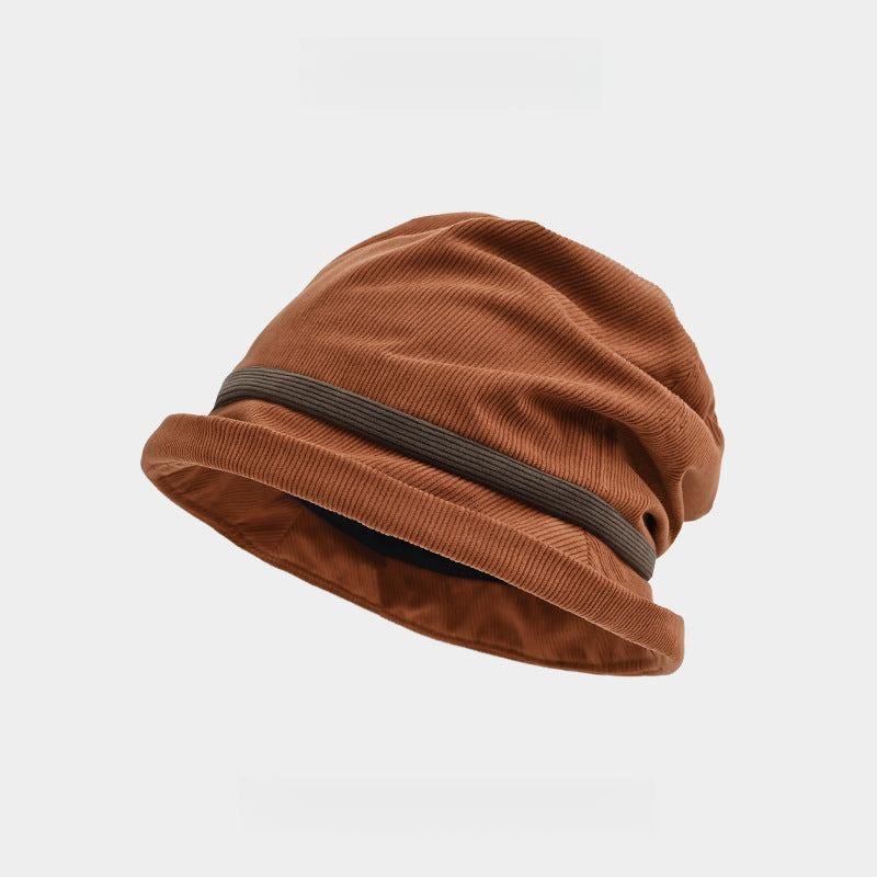 Corduroy Warm Toque for Men and Women