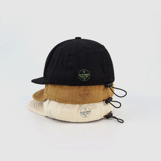 Washed Cotton Soft Top Drawstring Tooling Baseball Cap