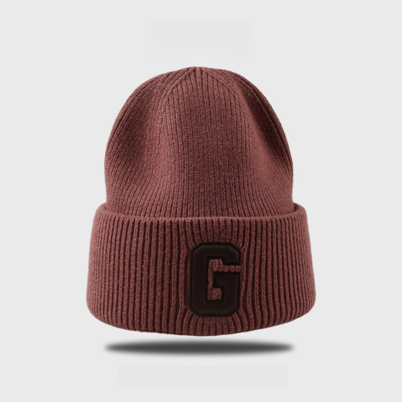 G Letters Thickened Warm Beanie