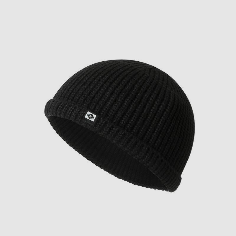 Plain Cuffed Warm Docker Cap