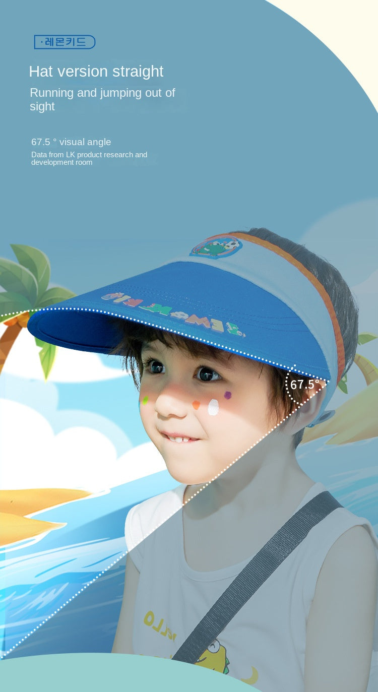 Children's Summer UV Protection Visor Hat