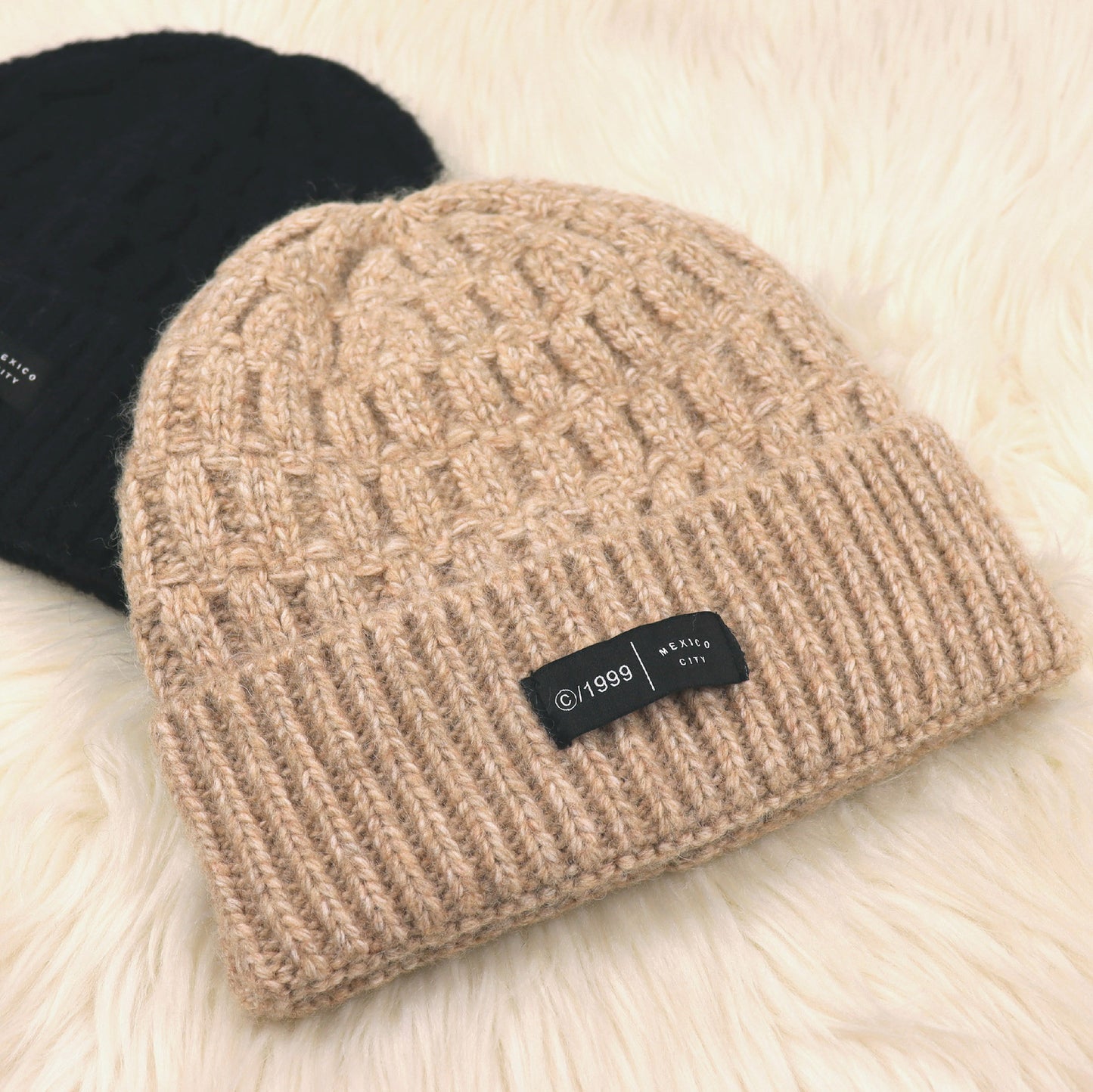 Twist Wool Blend Beanie