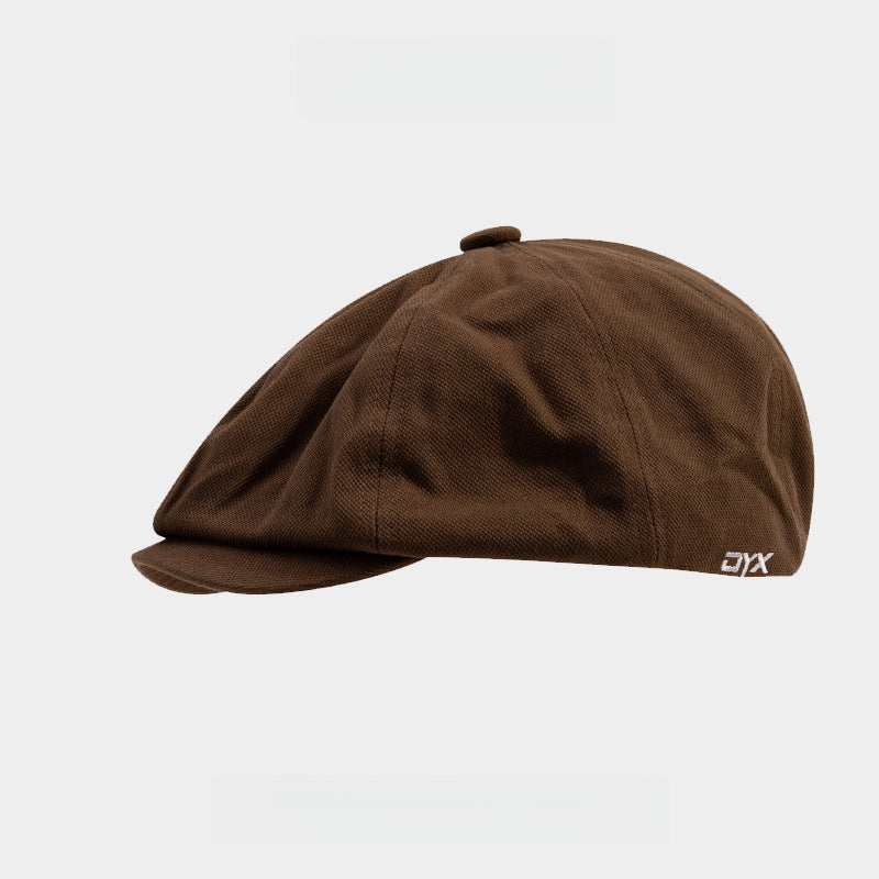 Pure Cotton Front and Back Can Wear Flat Cap