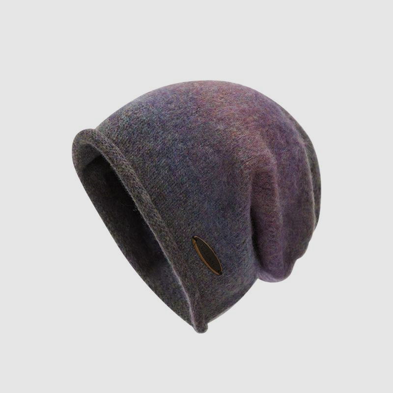 Retro Gradient Wool Beanie