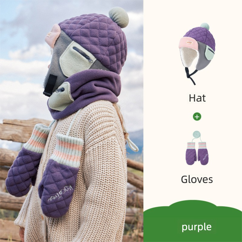 Children's Ear Protection Hat Lightweight and Warm