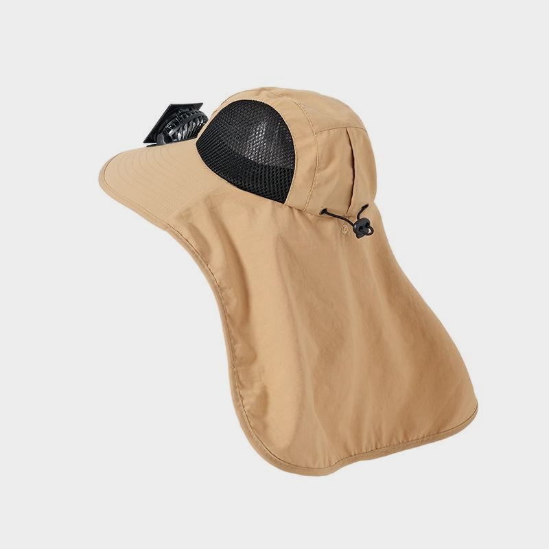Fan Hat Men Summer Outdoor Sun Protection Fishing Hat Fisherman Hat