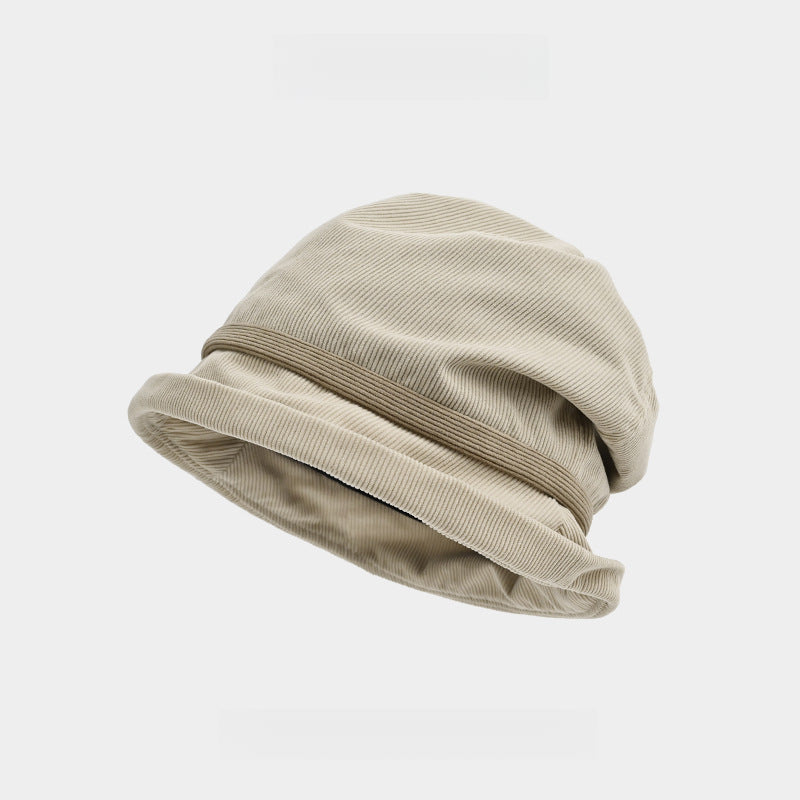 Corduroy Warm Toque for Men and Women