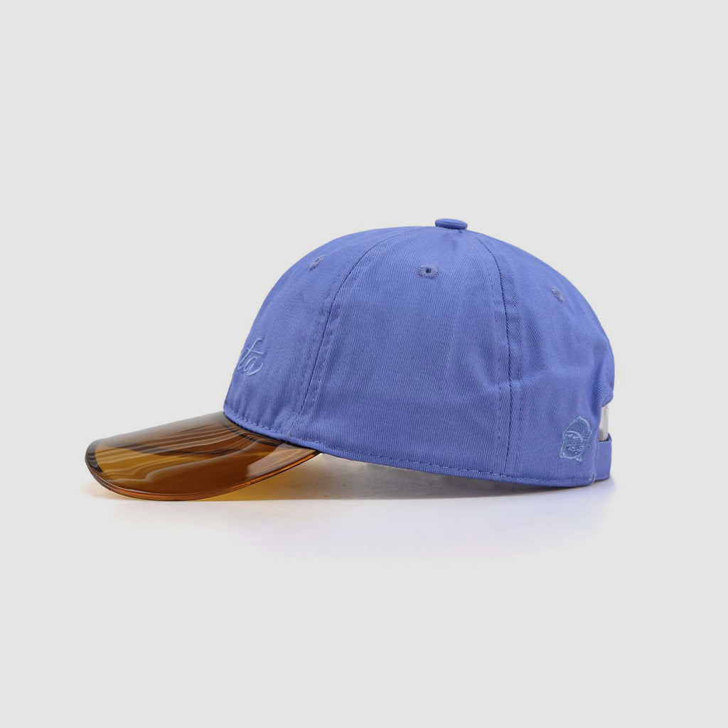Eco-friendly Plastic Brim Spliced Cotton Baseball Cap