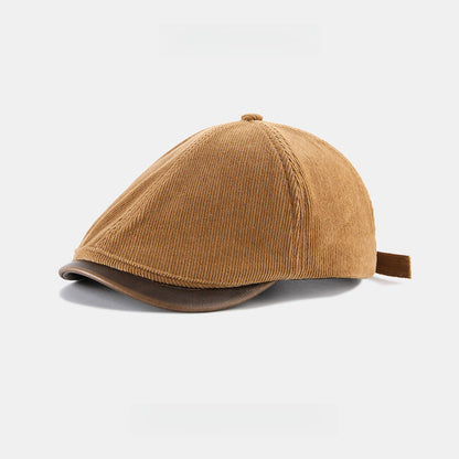 Autumn and Winter Corduroy Japanese Peaked Cap