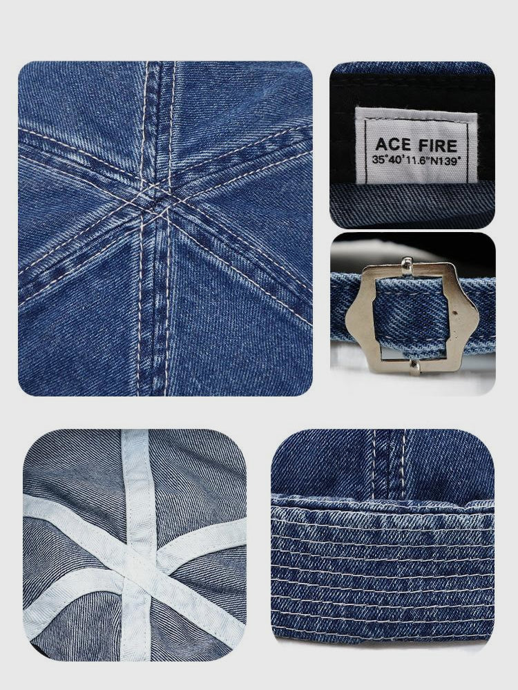 Débardeur bouclé en denim délavé