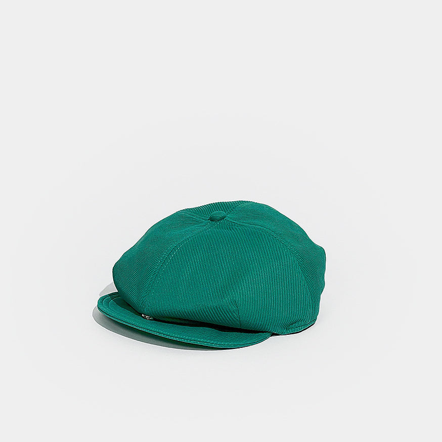 Corduroy Solid Color Flat Cap