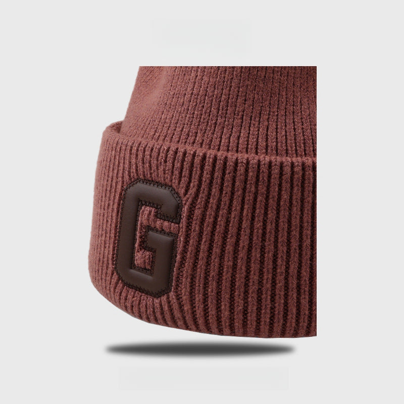 G Letters Thickened Warm Beanie