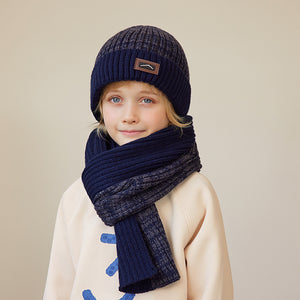 Children's Hat Scarf Gloves Three-piece Set Winter Outdoor Warm Beanie