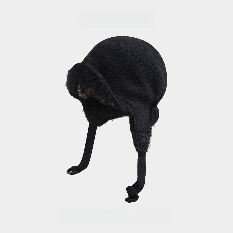 Wind-Proof and Cold Protection Thick Double-Sided Wear Warm Earflaps Cap