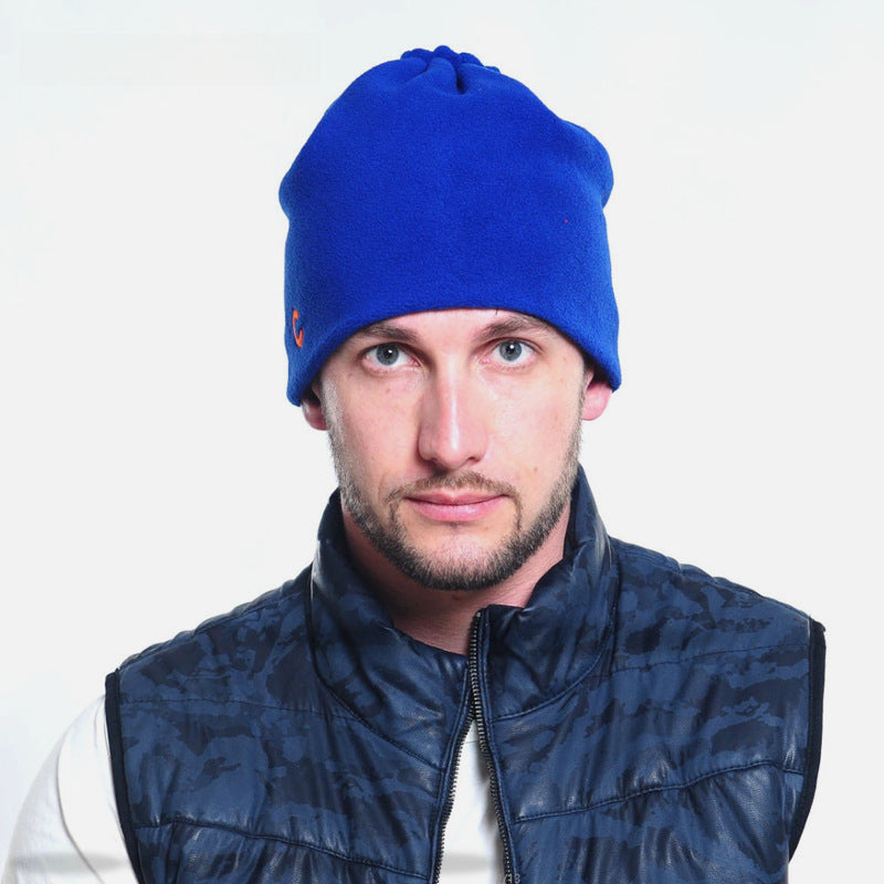 Men's Three-in-One Fleece Hat Outdoor Cycling Mouth Guard Hat Cold Hat