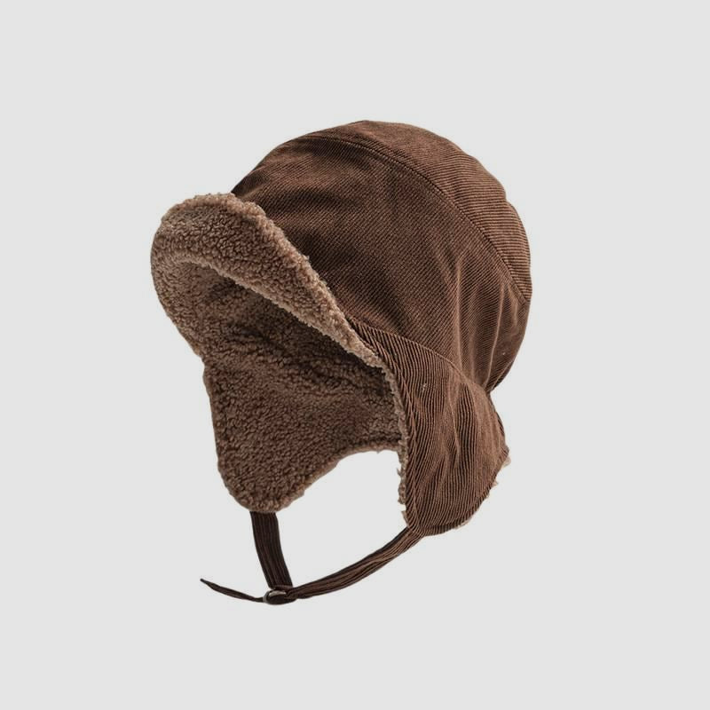 Double-Sided Wear Ear Protection Flight Hat Cycling Warm Windproof Trapper