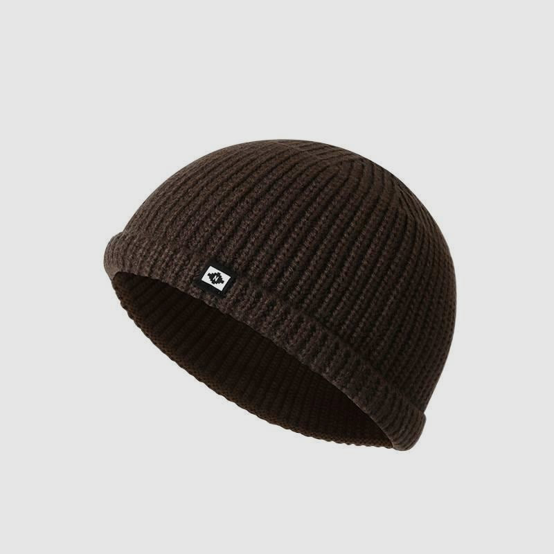 Plain Cuffed Warm Docker Cap