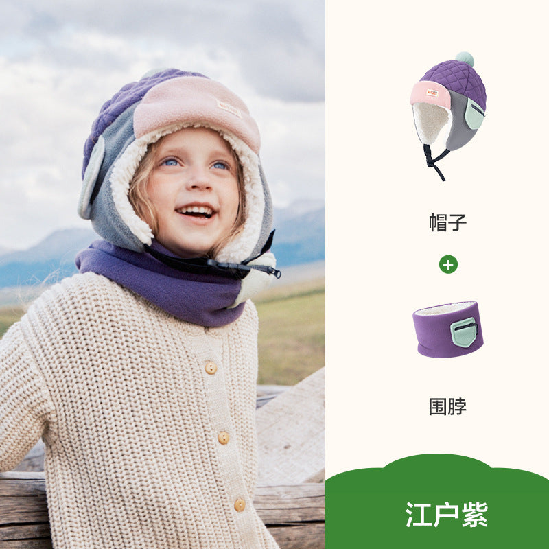 Children's Ear Protection Hat Lightweight and Warm