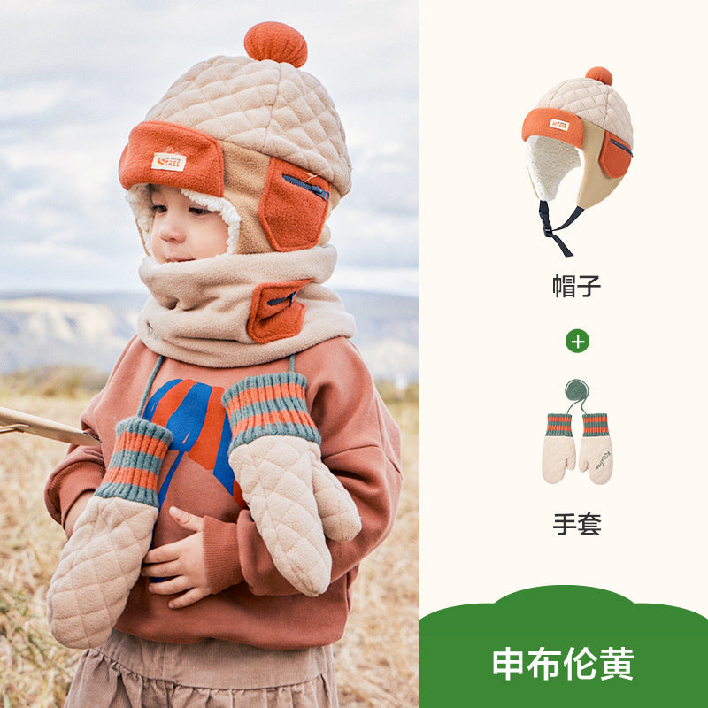 Children's Ear Protection Hat Lightweight and Warm