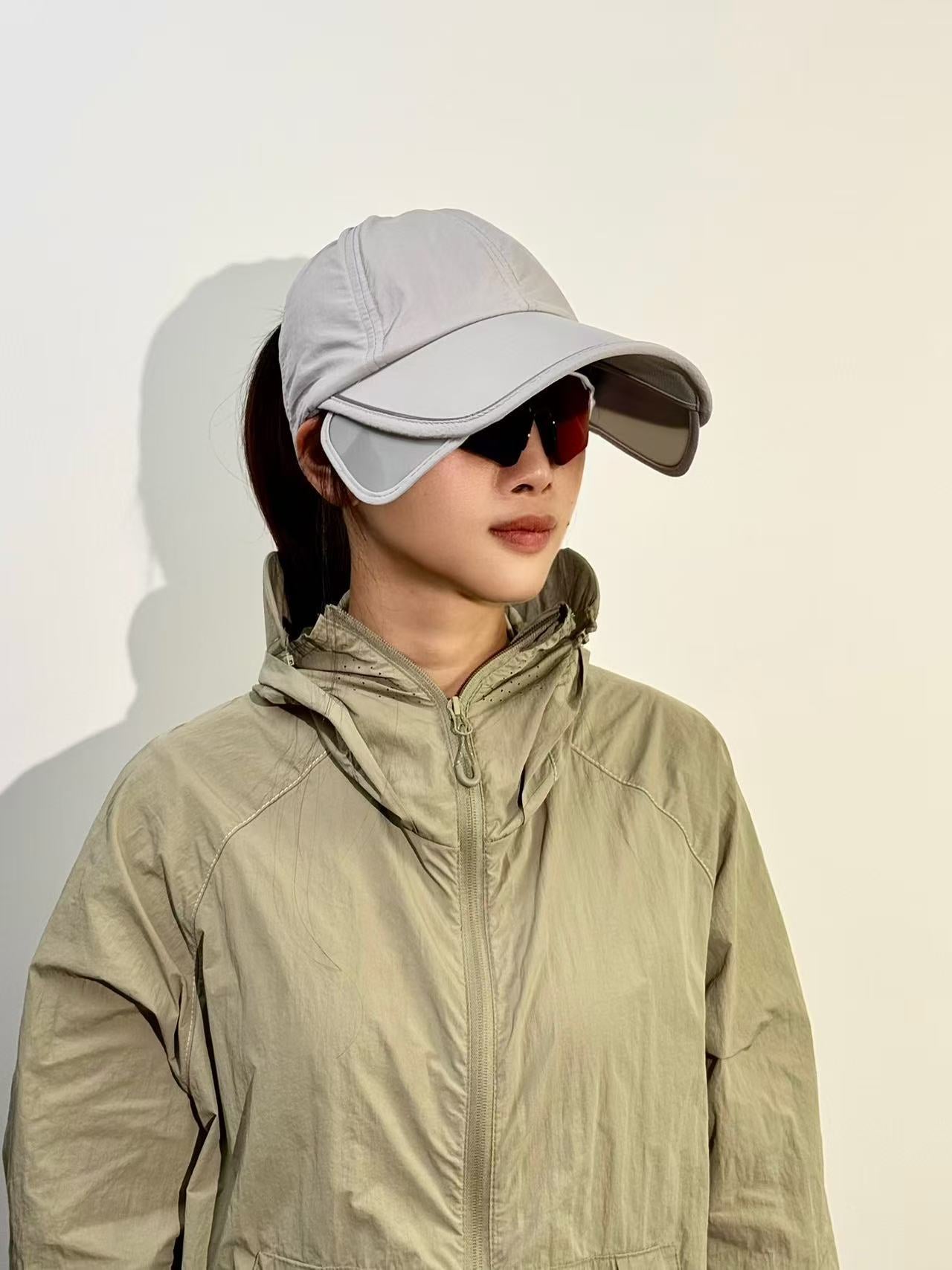 Outdoor Quick-Drying Cap Dual-Wear Topless Hat