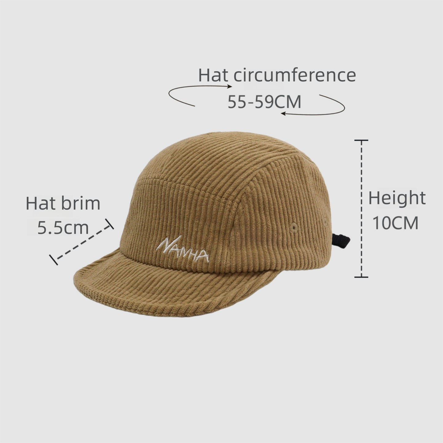 Mountain-Style Utility Corduroy 5-Panel-Cap