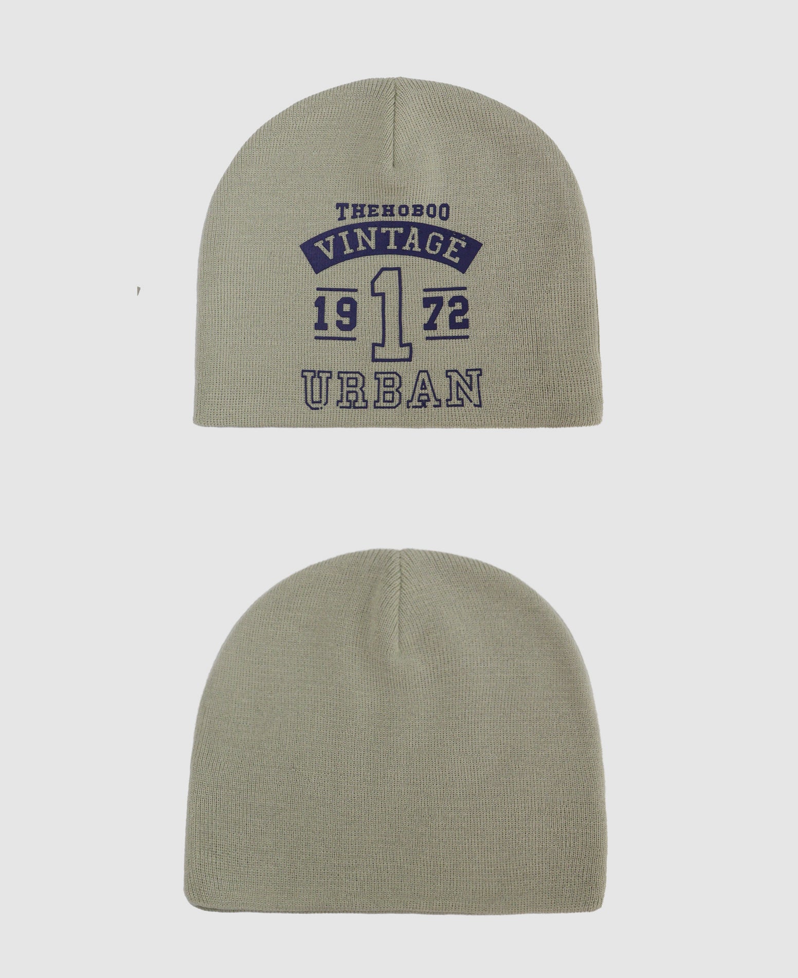 Retro 1972 Letter Knit Beanie