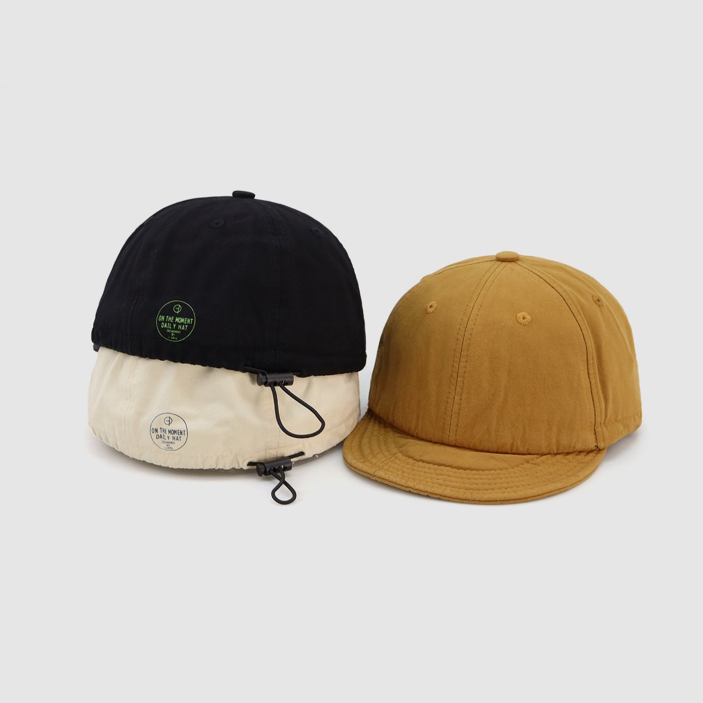 Washed Cotton Soft Top Drawstring Tooling Baseball Cap