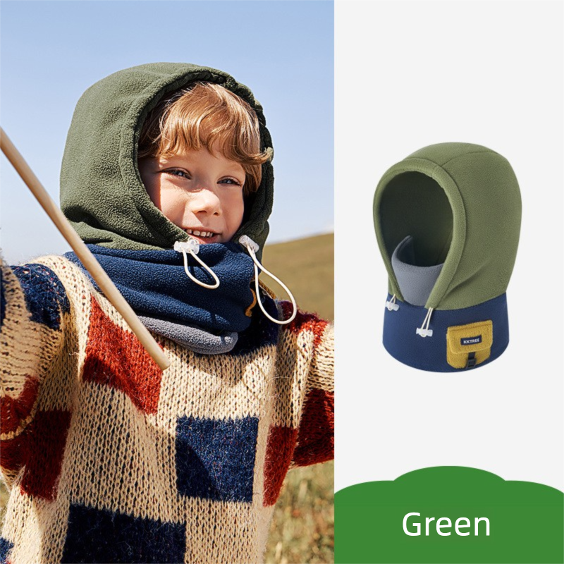 Children's Hat Scarf Integrated Windproof Mask Anti-static Ear Protection Hat