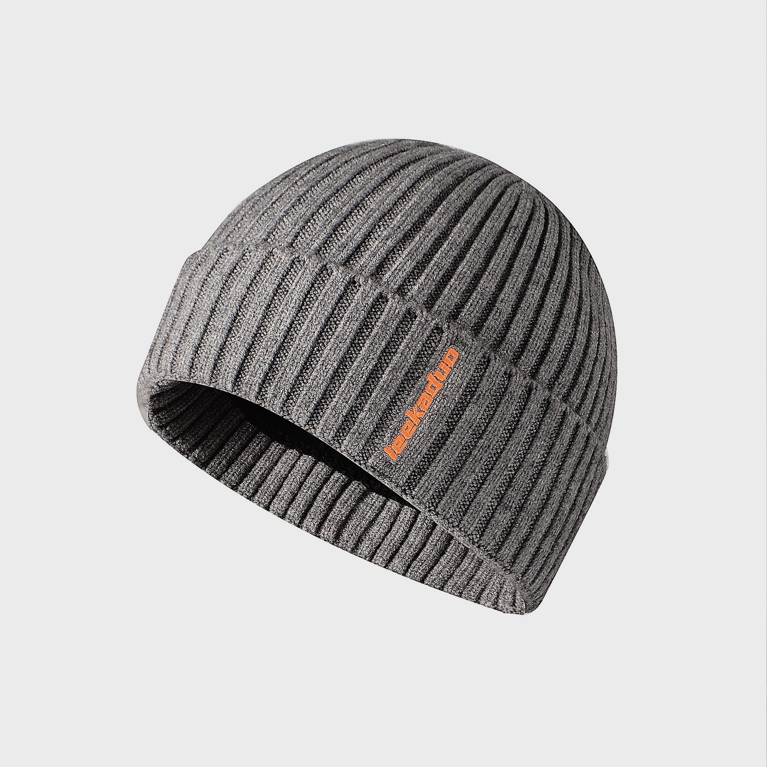 Embroidered Cuffed Dome Hat Outdoor Knitted Wool Hat
