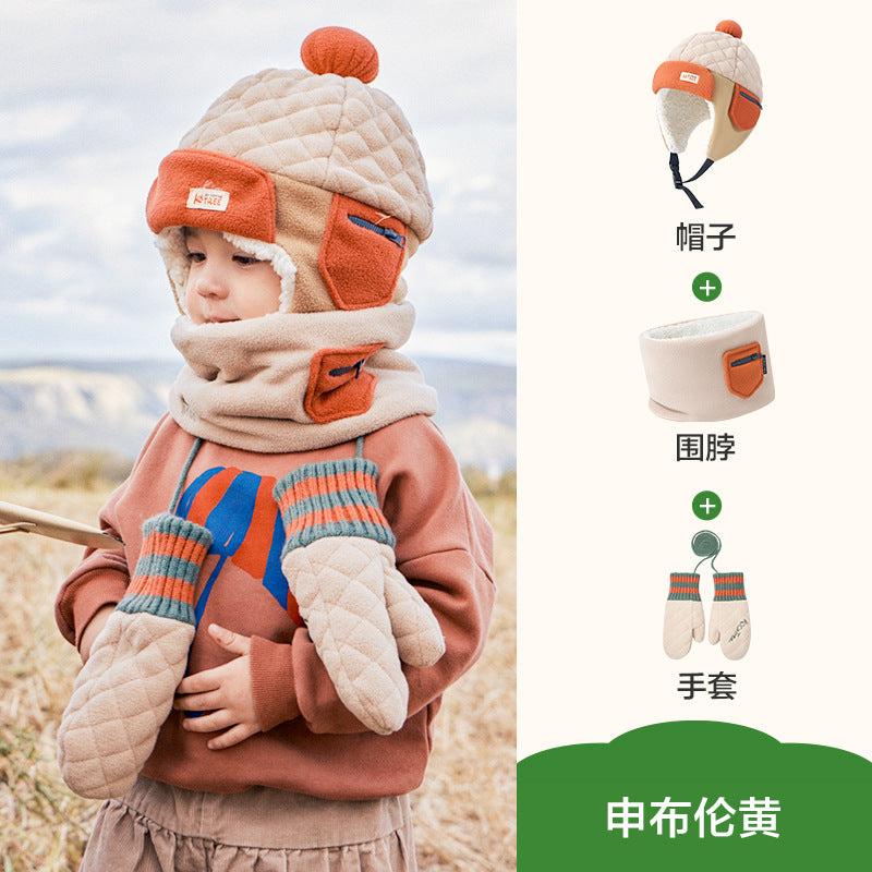 Children's Ear Protection Hat Lightweight and Warm